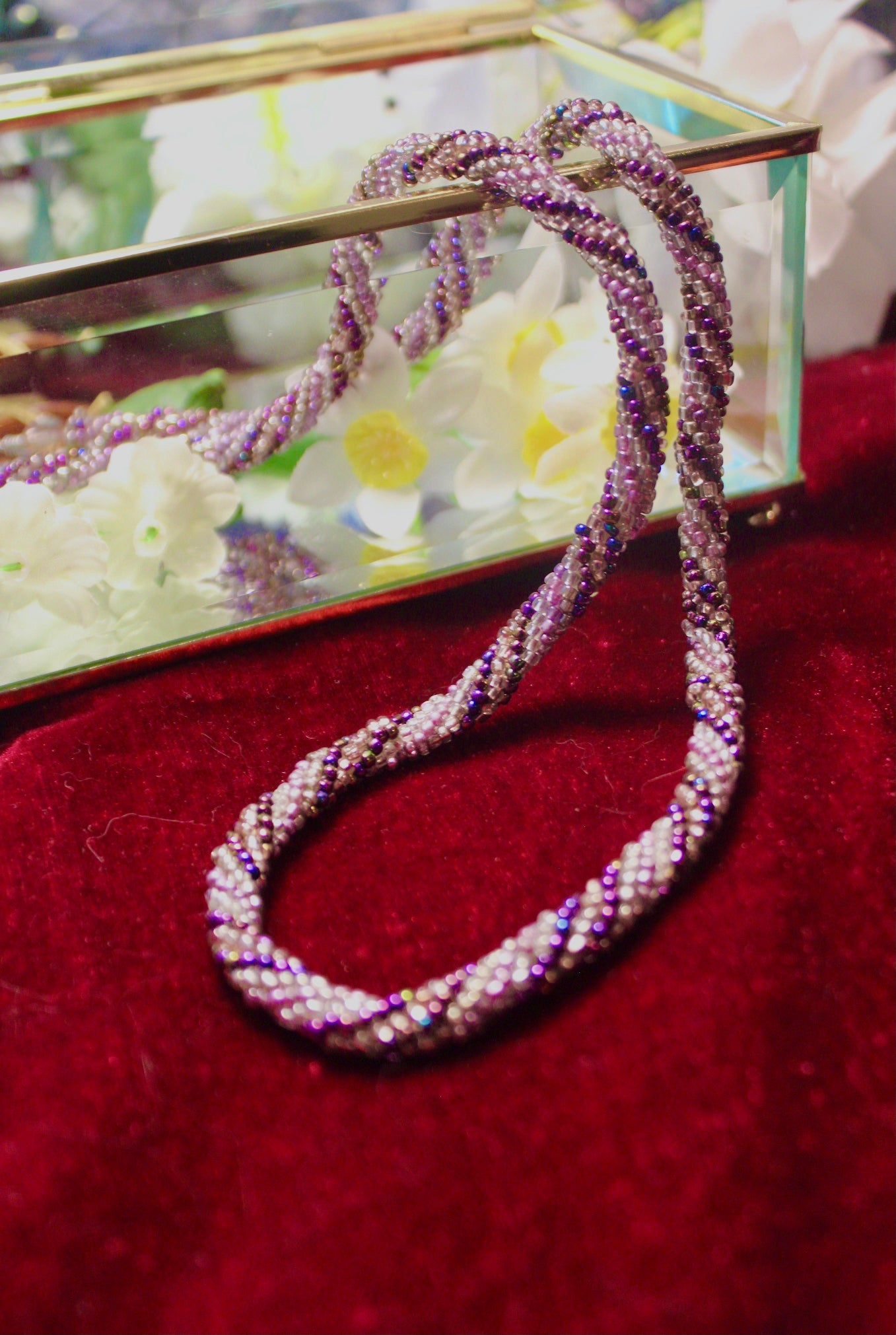 Necklace - Purple Glow
