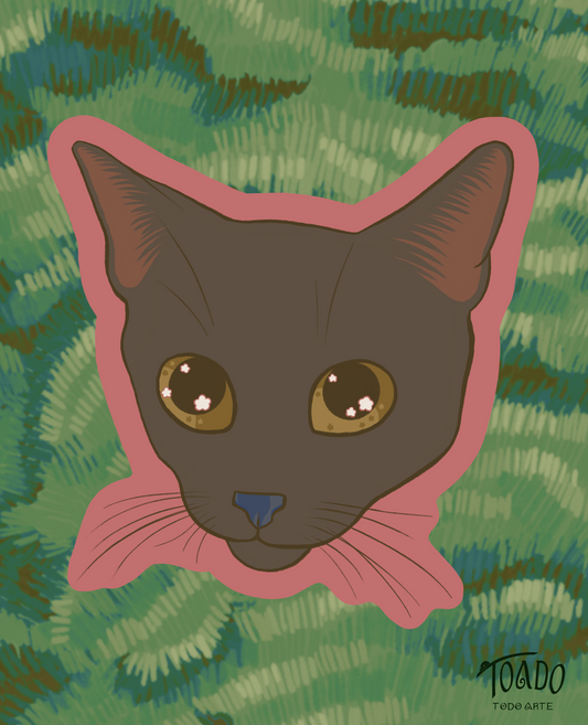 Foster Kitty - Delilah Sticker