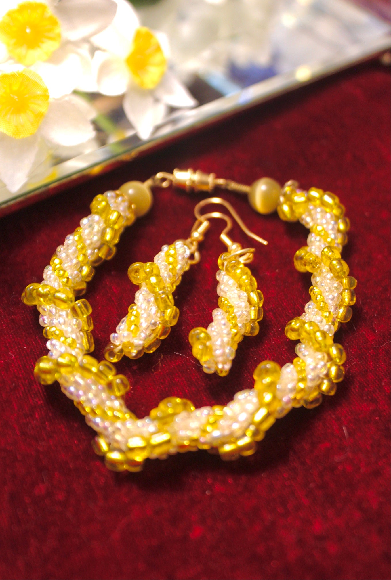 Earring & Bracelet Set - Lightning Candy