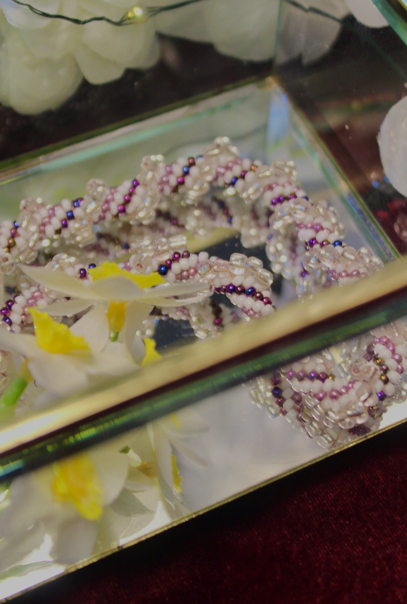 Chocker Necklace - Purple Snow