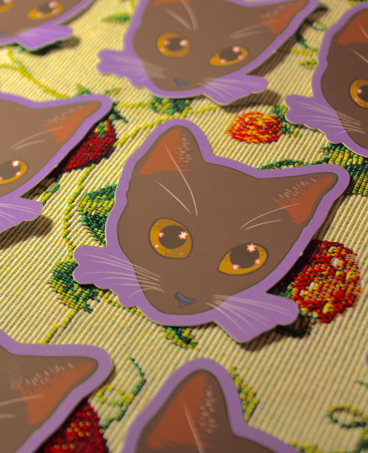 Foster Kitty - Nightshade Sticker