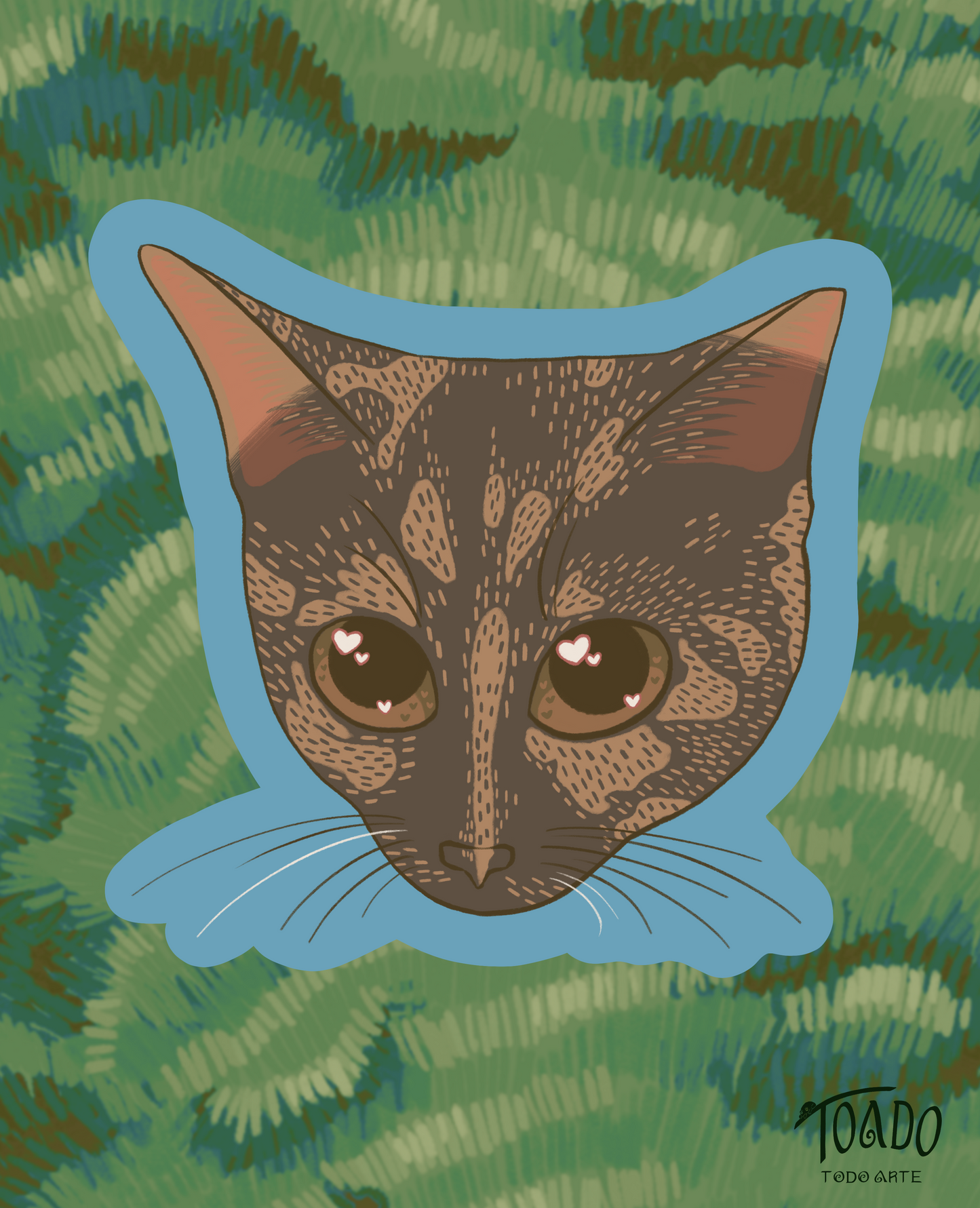 Foster Kitty - Dolly Sticker