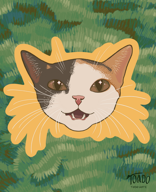 Foster Kitty - Sammy Sticker